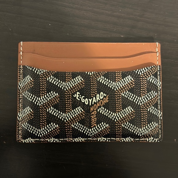 Goyard Printed Card Holder - Picture 1 of 1